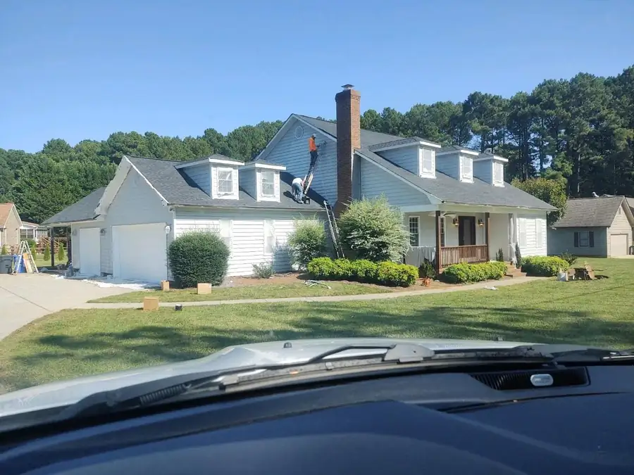 The renovated house seen from the street